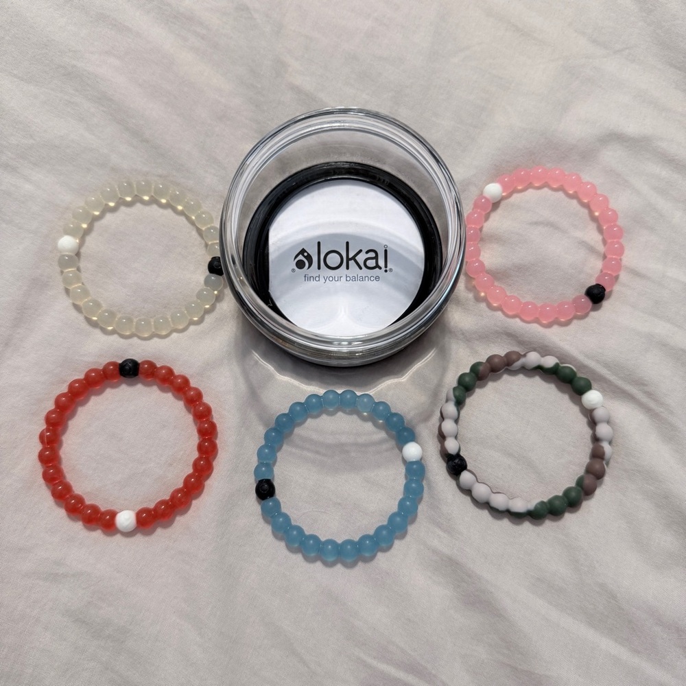 LOKAI Limited Edition 5 +1 Bracelets Collection Size Small Find Your Balance!